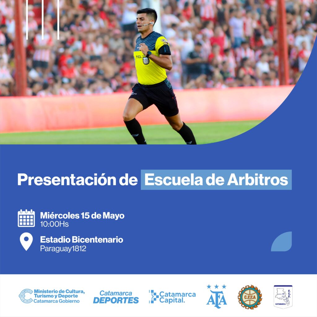 Presentación de la Escuela de Árbitros de Fútbol 2024