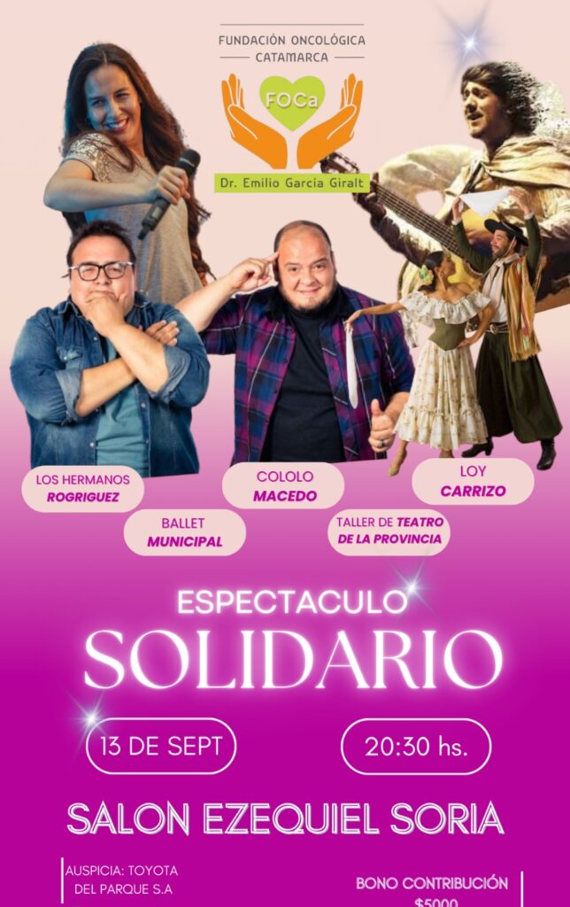 Música, danza y teatro en plan solidario