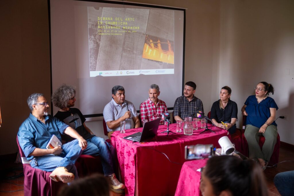 Presentaron la Semana del Arte en Chumbicha «Activando Miradas»