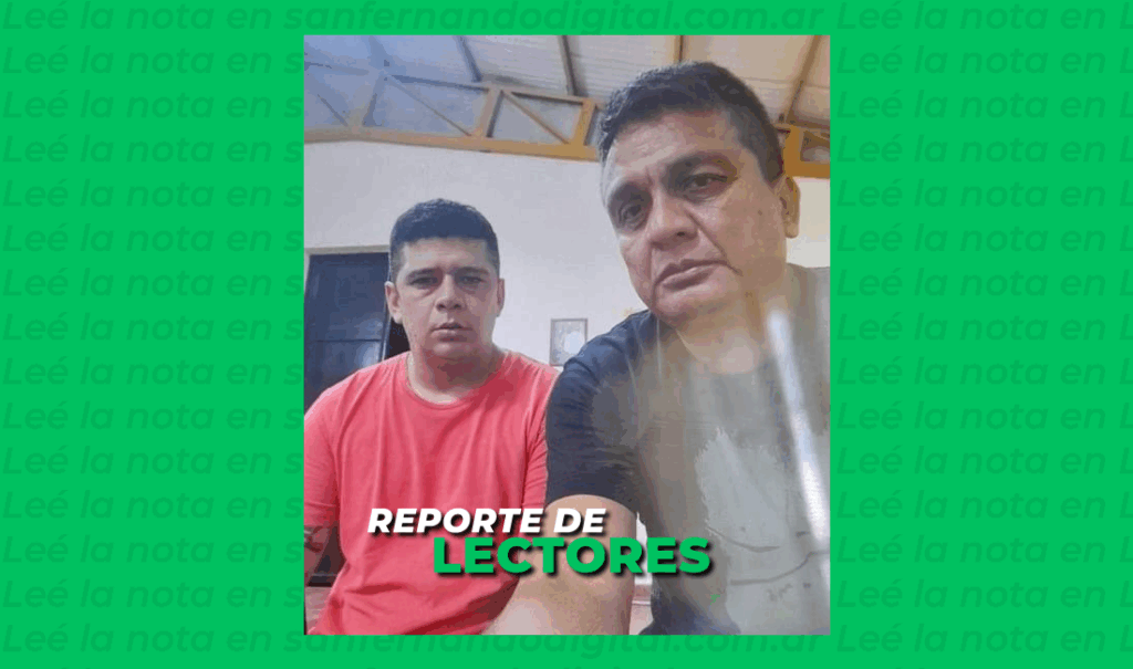 El Director Coronel (remera negra), junto a un preso (de remera roja).