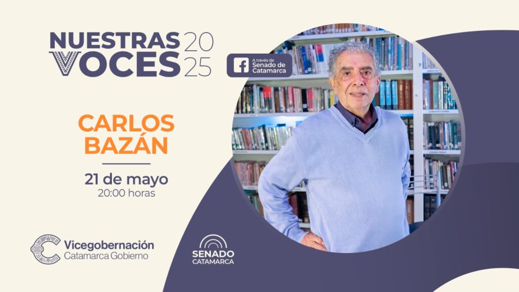Carlos Bazán estrenará la nueva temporada del ciclo musical audiovisual «Nuestras Voces»