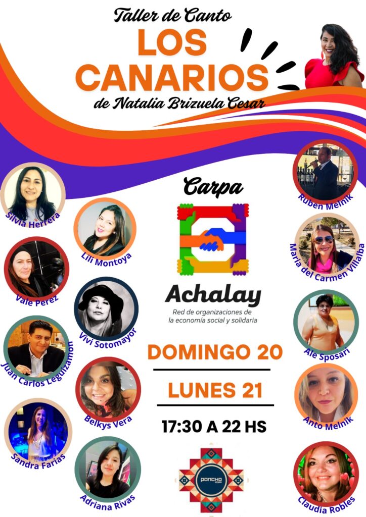 El Taller de canto «Los Canarios» convocado para cantar en diferentes espacios de la Fiesta del Poncho