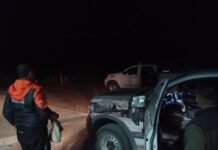 Rescate exitoso en el Campo de Piedra Pómez: asistieron a 11 turistas que circulaban en motocicleta