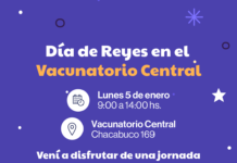 Celebración de Reyes en el Vacunatorio Central