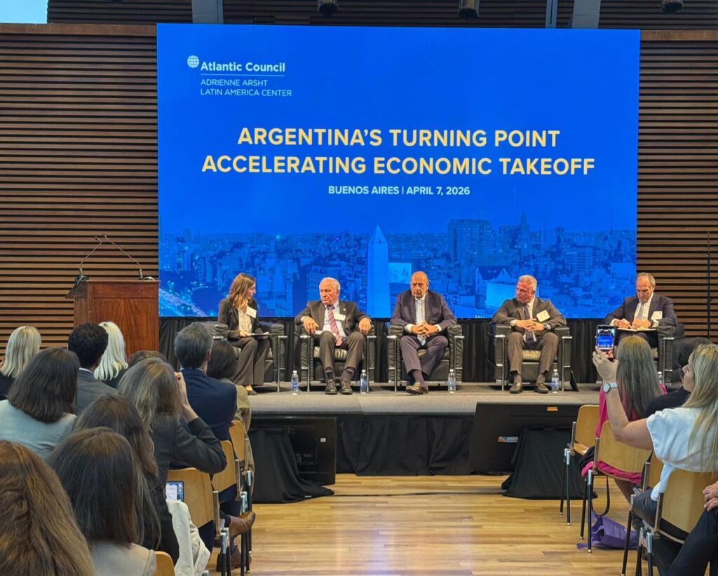 El vicegobernador Dusso participó en el panel de minería del Atlantic Council
