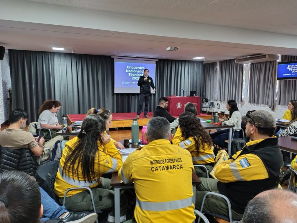 Brigadistas catamarqueños participaron del Encuentro Nacional de Técnicos en Manejo del Fuego