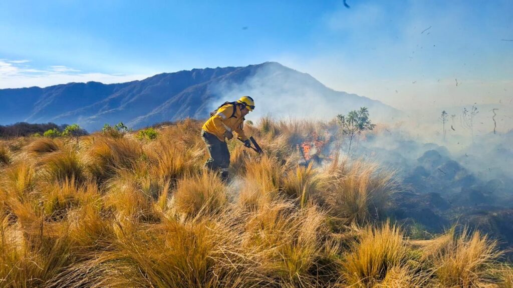 Actualización de incendios forestales en la provincia