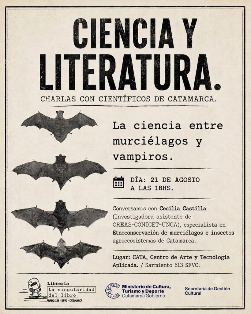 Murciélagos y vampiros: el punto de encuentro entre ciencia y literatura