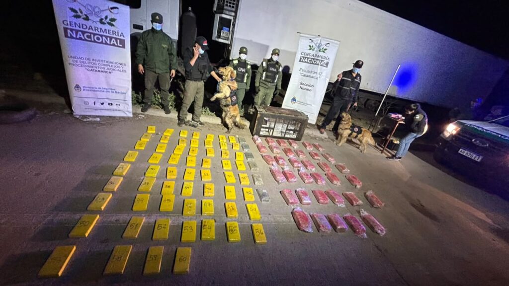 Se profundizó la inspección en el camión secuestrado en Catamarca y hallaron otros 68 kilos de cocaína y 36 kilos más de marihuana
