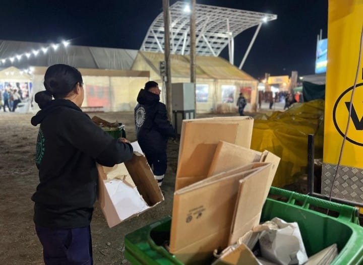 La Fiesta del Poncho 2026 duplicó la recuperación de materiales reciclables y consolidó la movilidad sustentable
