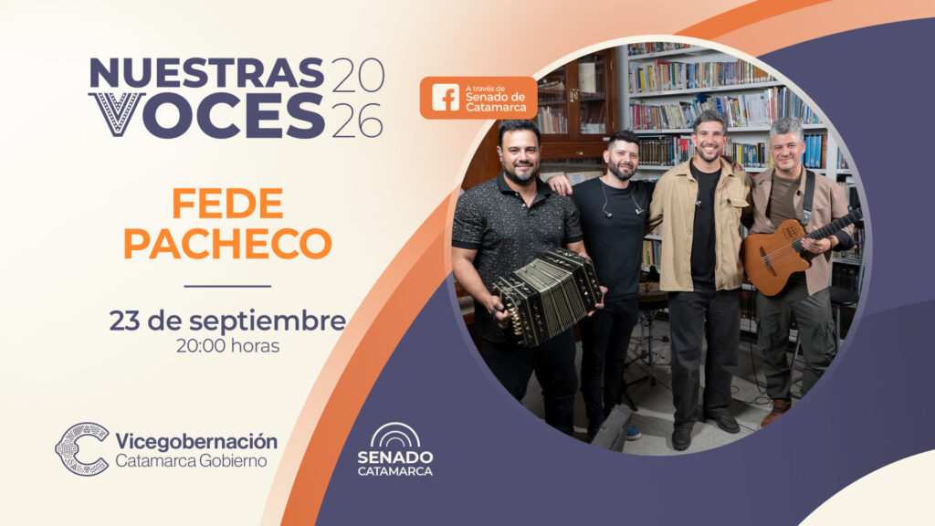 El séptimo episodio de «Nuestras Voces» 2026 presenta a Fede Pacheco