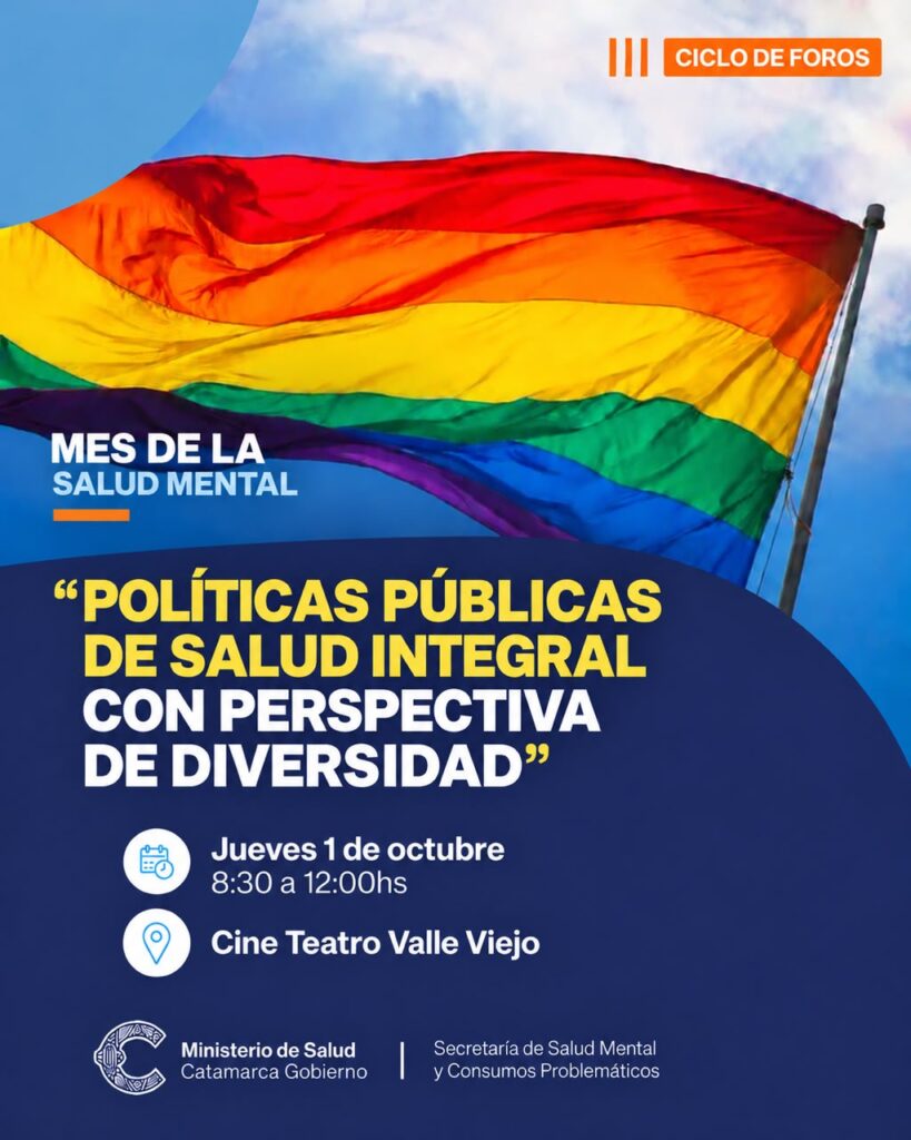 Salud invita al primer encuentro sobre diversidad y salud mental