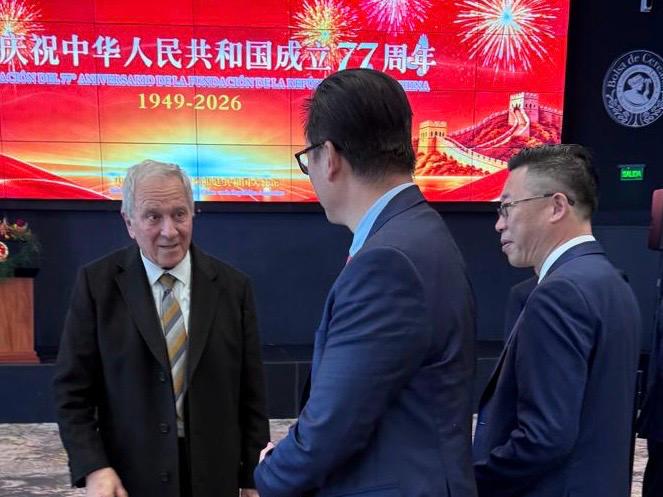 Dusso participó del aniversario de la fundación de la República Popular China