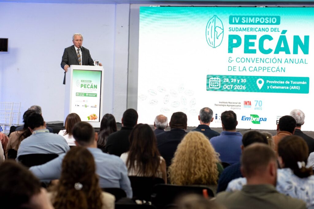 Dusso presentó las fortalezas productivas de Catamarca en el IV Simposio Sudamericano de Pecán