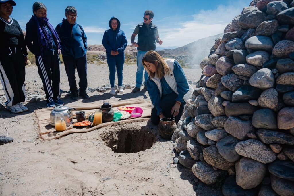 Paola Fedeli visitó El Tolar, en el corazón del departamento Belén